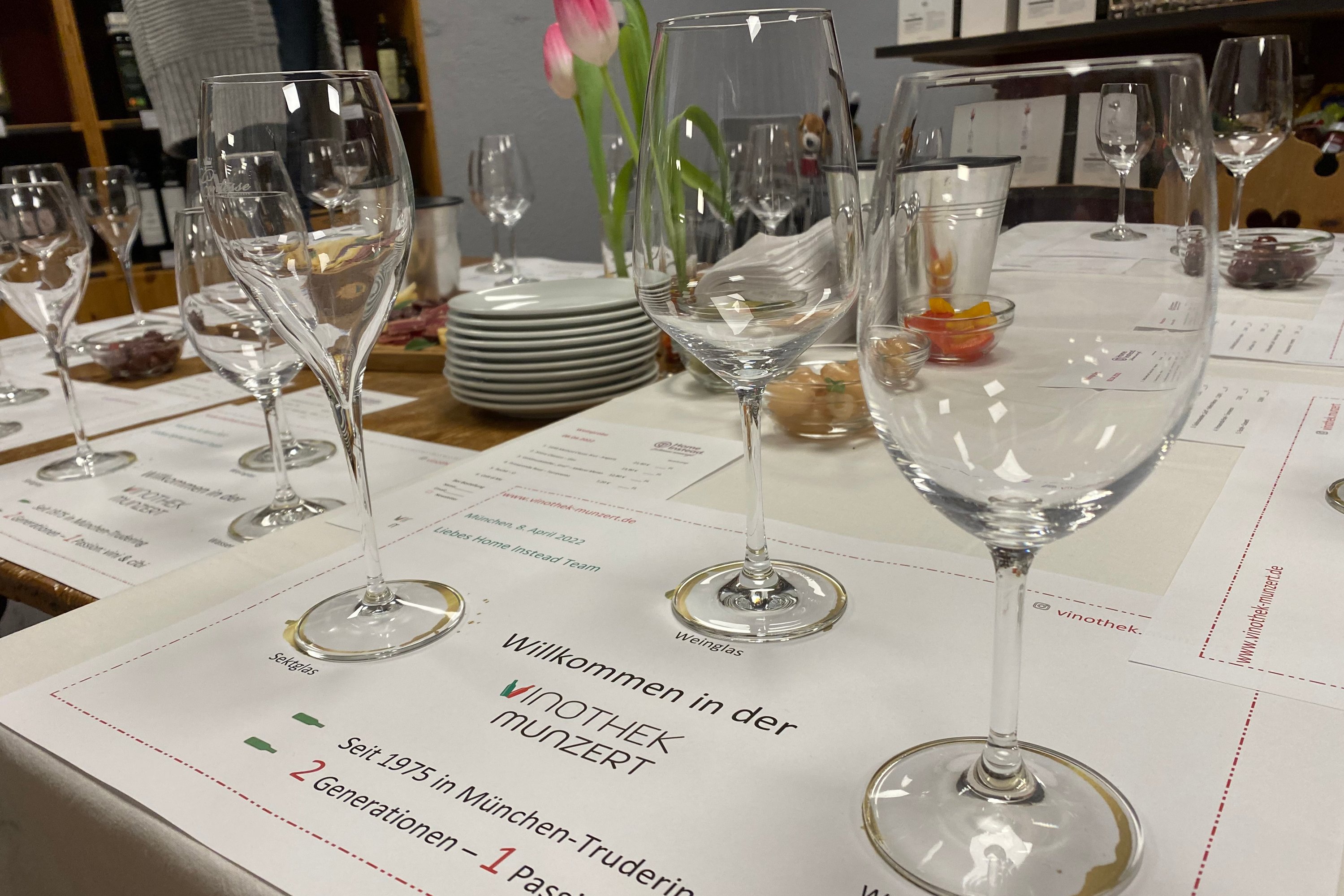 Weinprobe Vinothek Munzert